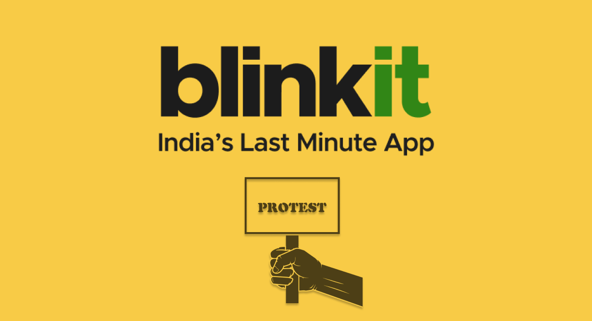 Blinkit's delivery workers strike