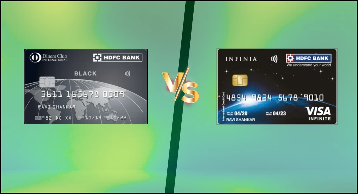 HDFC Diners Black vs Infinia credit card