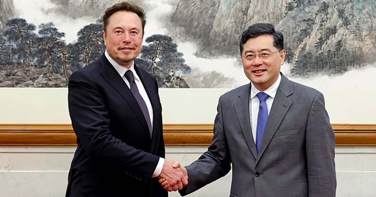 Elon's visit to China